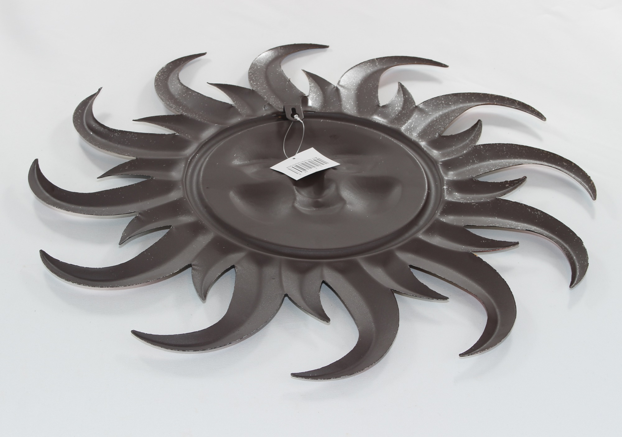Wanddeko Sonne Metall – Sonnengesicht Gold-Kupfer Ø 49 cm Wand & Garten