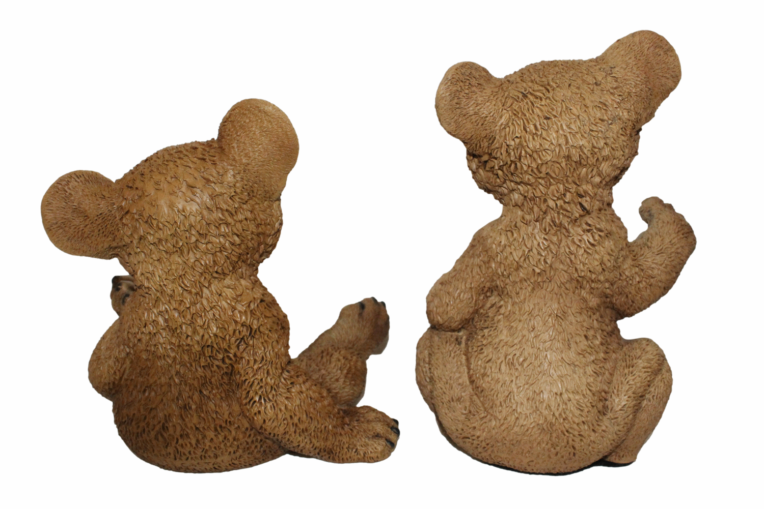 Dekofigur Sammler Tierfigur Bärfigur junge Bären 2-er Satz Kollektion Castagna aus Resin H 21-24 cm