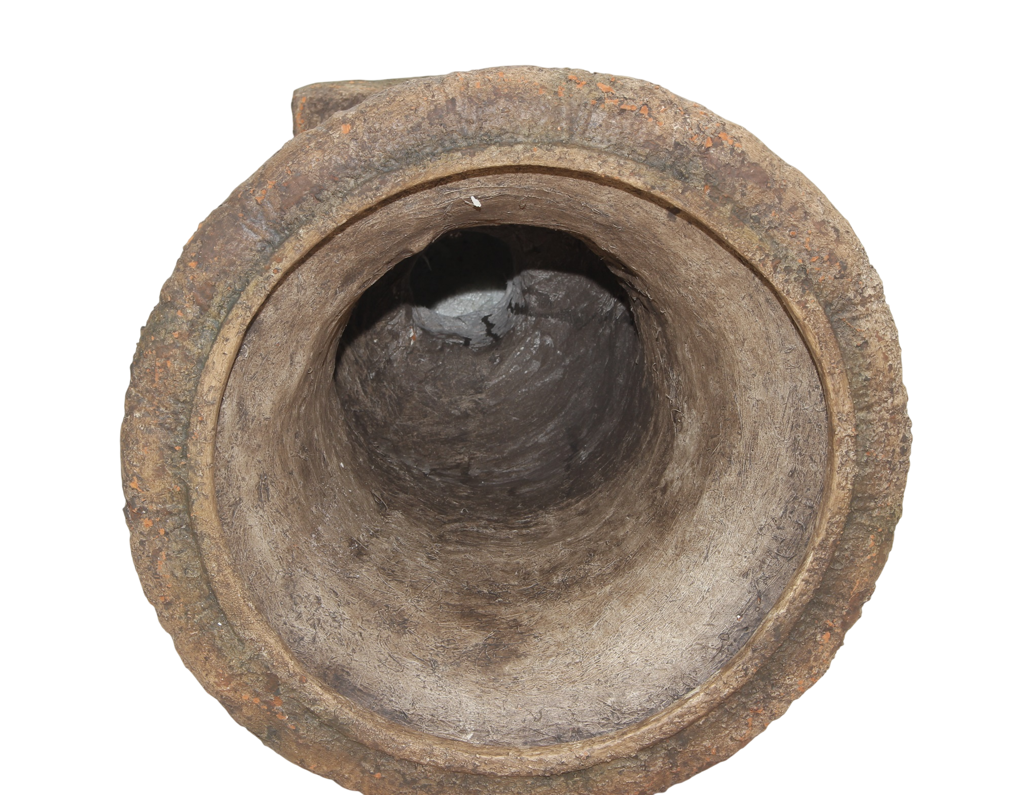 Campana Gartenurne Vase Resin zum Bepflanzen – Antik Rostpatina Neoklassik H 70 cm