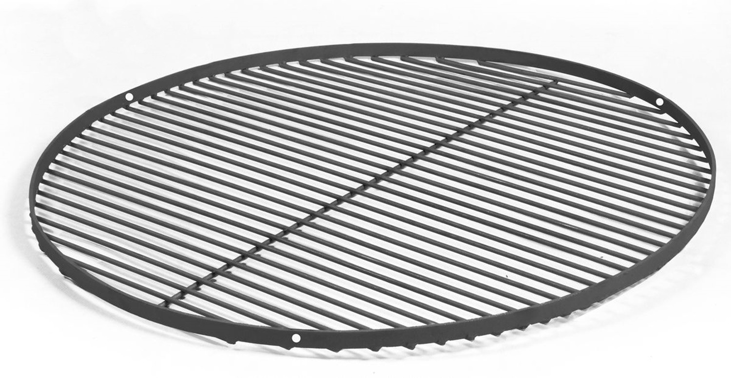 Grillrost aus Naturstahl Ø 50 cm rund Grillrost für Schwenkgrill geeignet Rundgrill