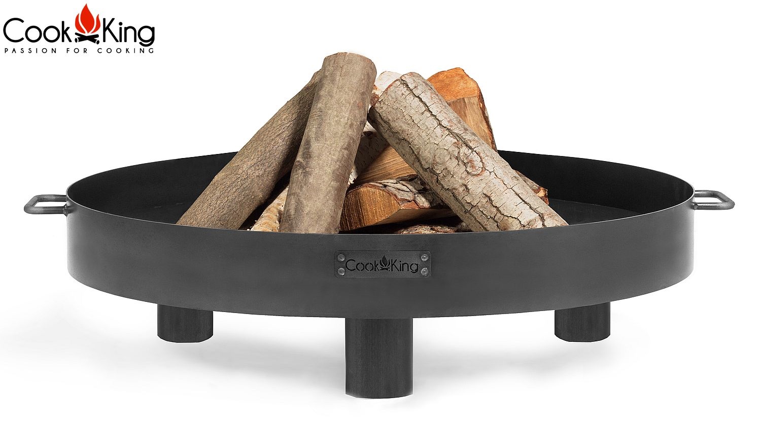 Feuerschale "Tunis" Ø 70 cm Feuerstelle für den Garten aus Stahl Feuerkorb als Wärmequelle