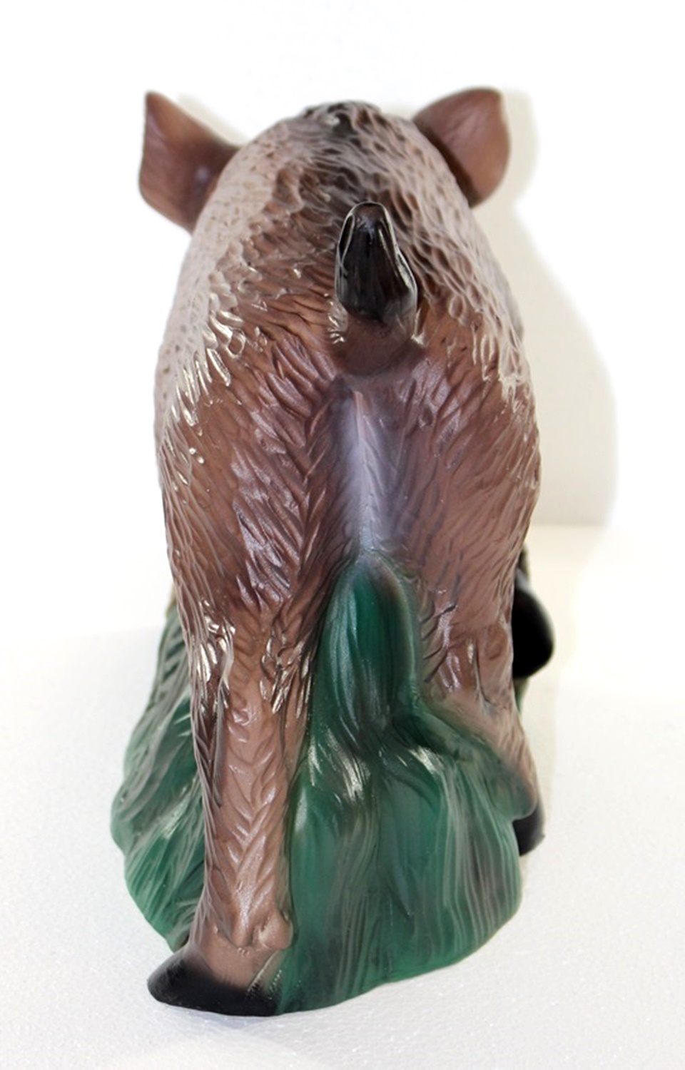Deko Garten Figur Gartenfigur Tierfigur Wildschwein Frischling stehend aus Kunststoff Höhe 24 cm