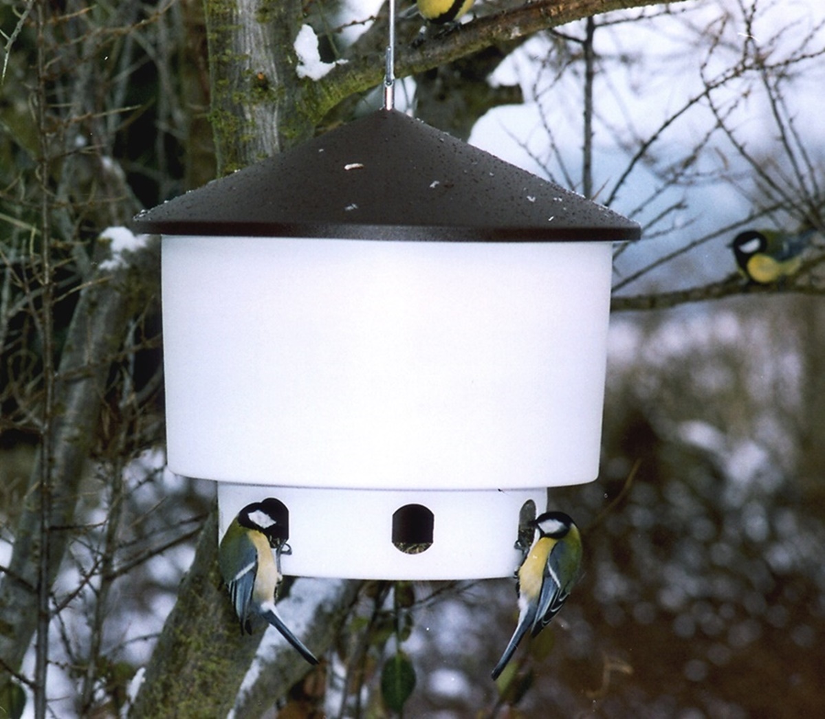 Naturschutzprodukt Futtersilo Nr. 8 Kunststoff Futterstation H 32 cm Inhalt 13 l
