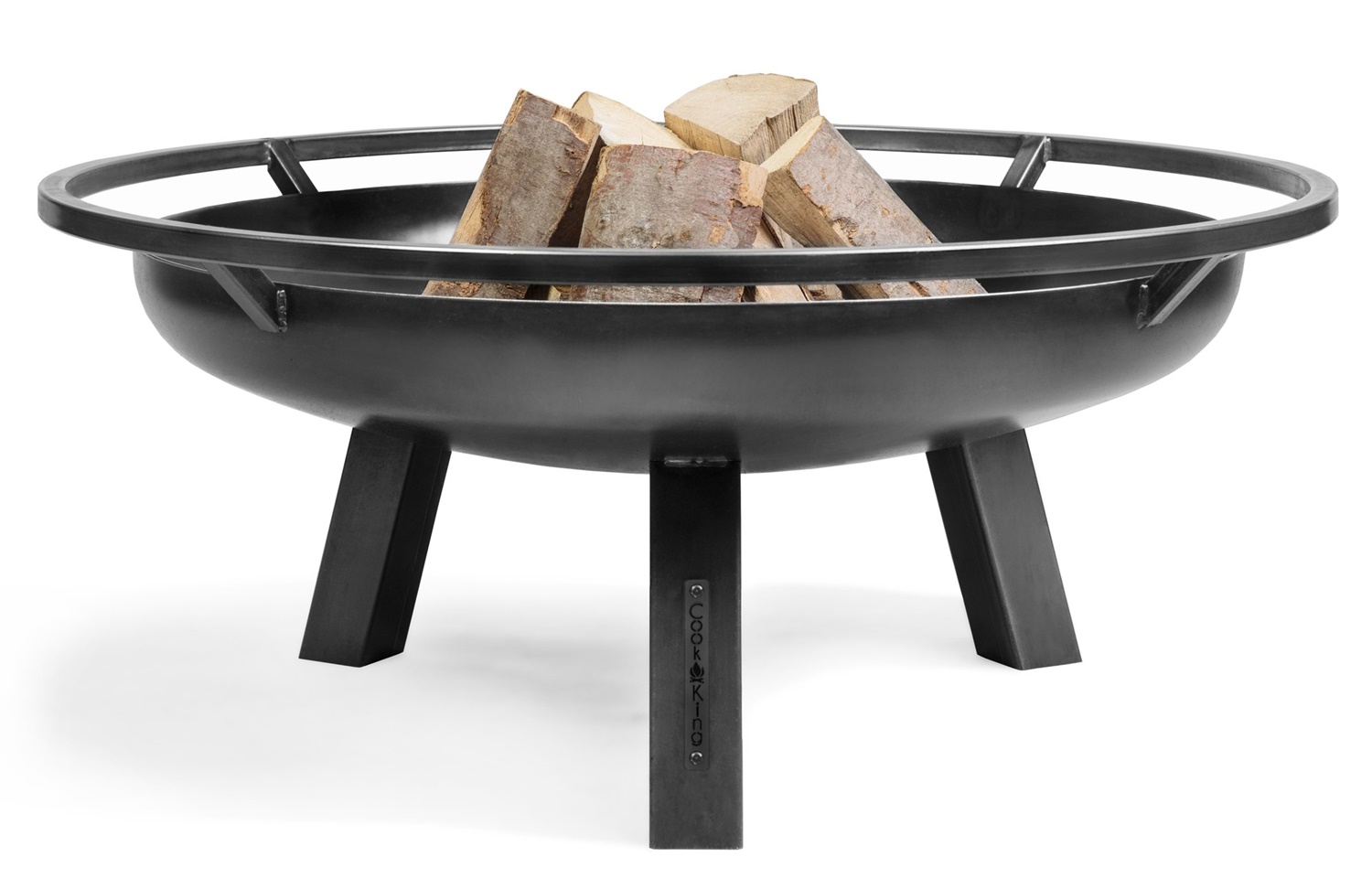 Feuerschale "Porto" Ø 70cm Feuerstelle für den Garten aus Stahl Feuerkorb als Wärmequelle oder Grill
