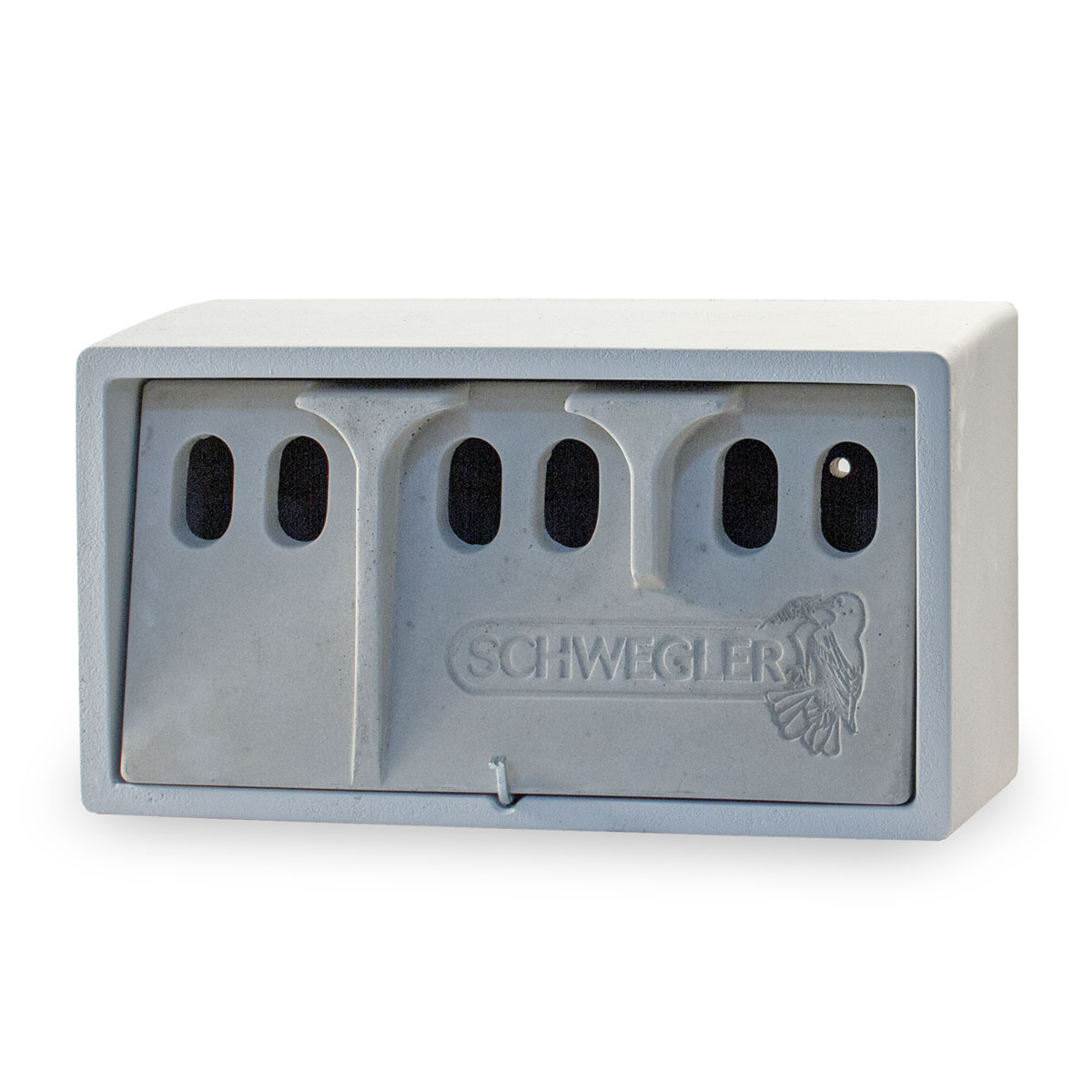 Naturschutzprodukt Sperlingskoloniehaus 1SP Fassadenquartier H 24,5 cm am Gebäude