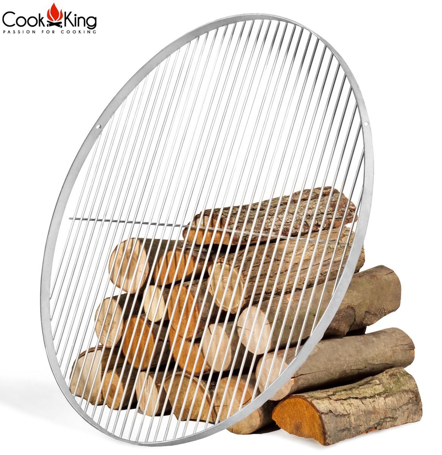 Schwenkgrill H 180 cm mit Grillrost Ø 60 cm aus Edelstahl Dreibein Grill Tripod Grillständer