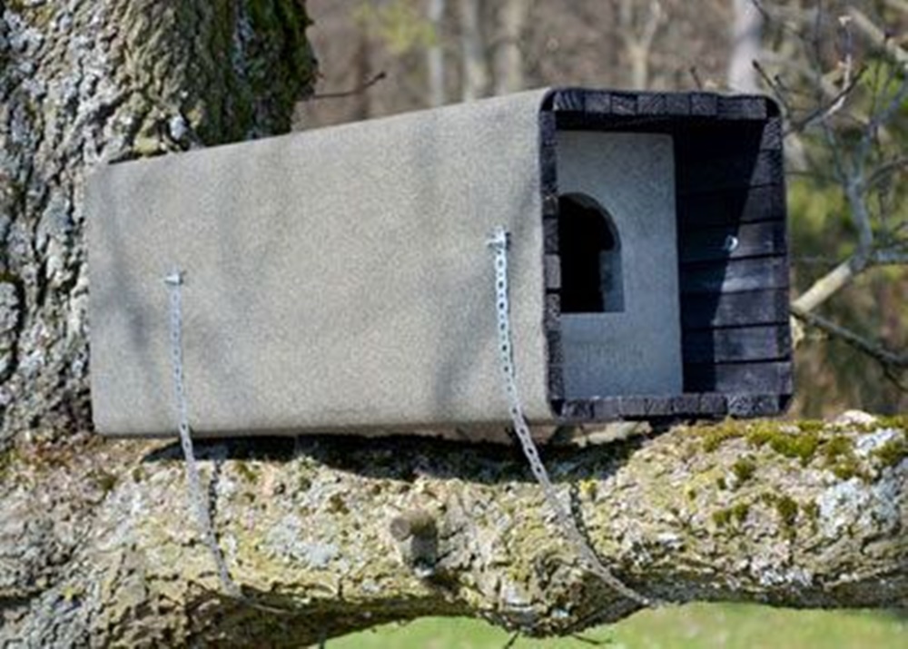 Naturschutzprodukt Waldkauzröhre 1WK Länge 83 cm Nisthilfe Artenschutz für Waldkauz