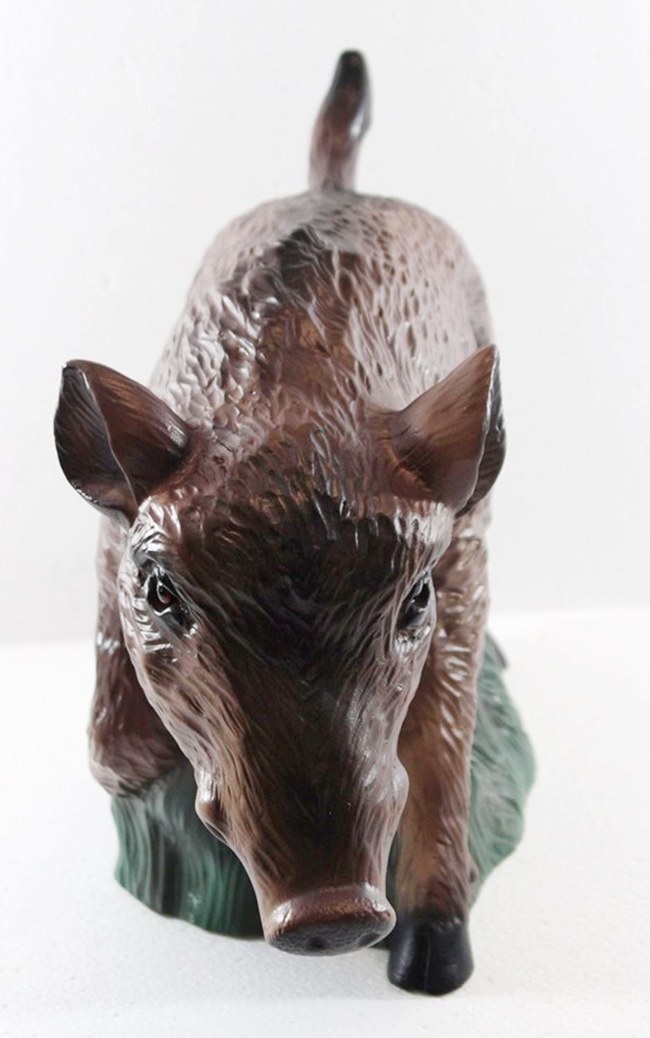 Deko Garten Figur Gartenfigur Tierfigur Wildschwein Frischling stehend aus Kunststoff Höhe 24 cm