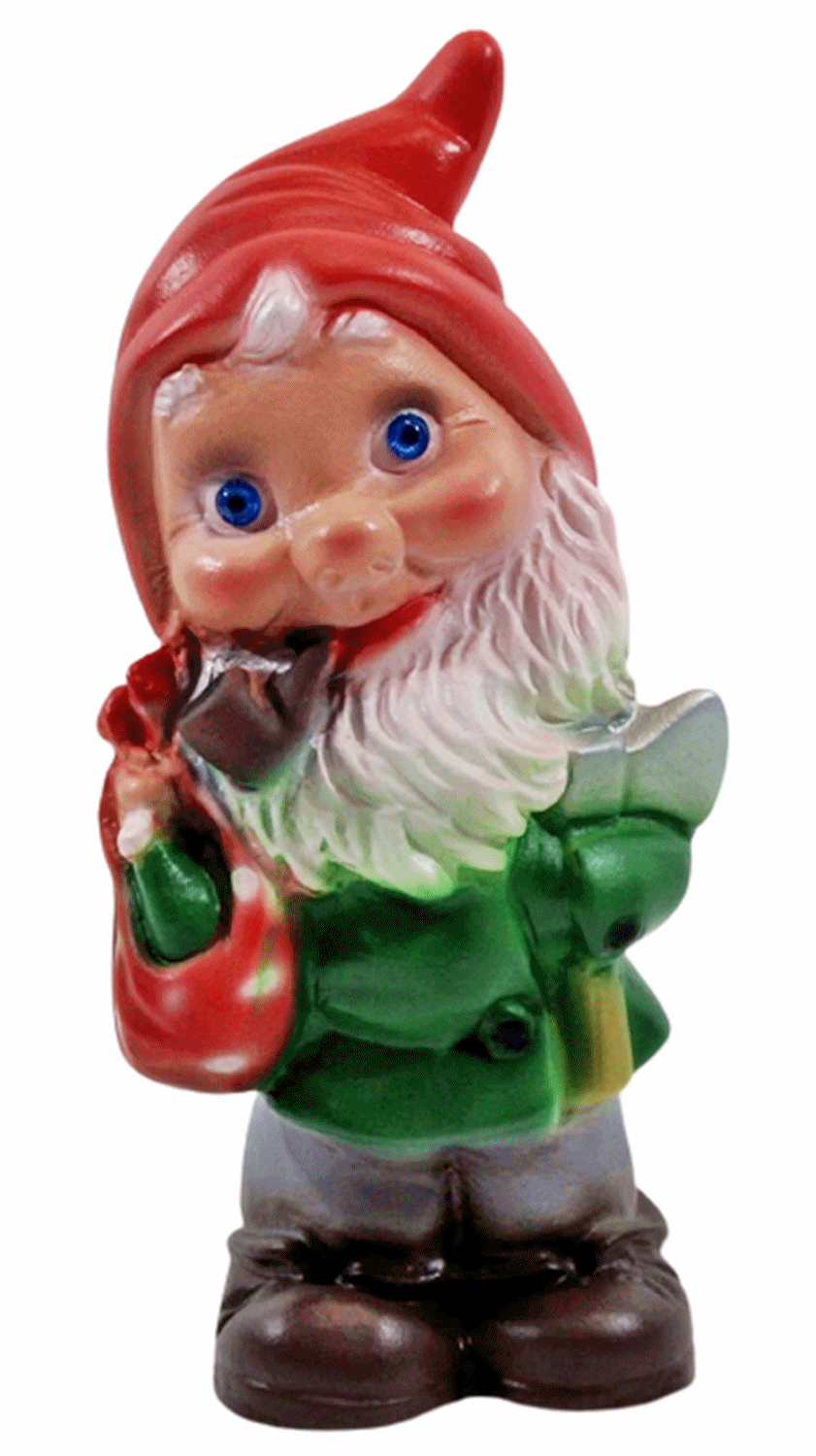 Deko Figur 7 Zwerge H 19-20 cm Gartenfiguren sieben Zwerge stehend Gartenzwerge als Satz sortiert
