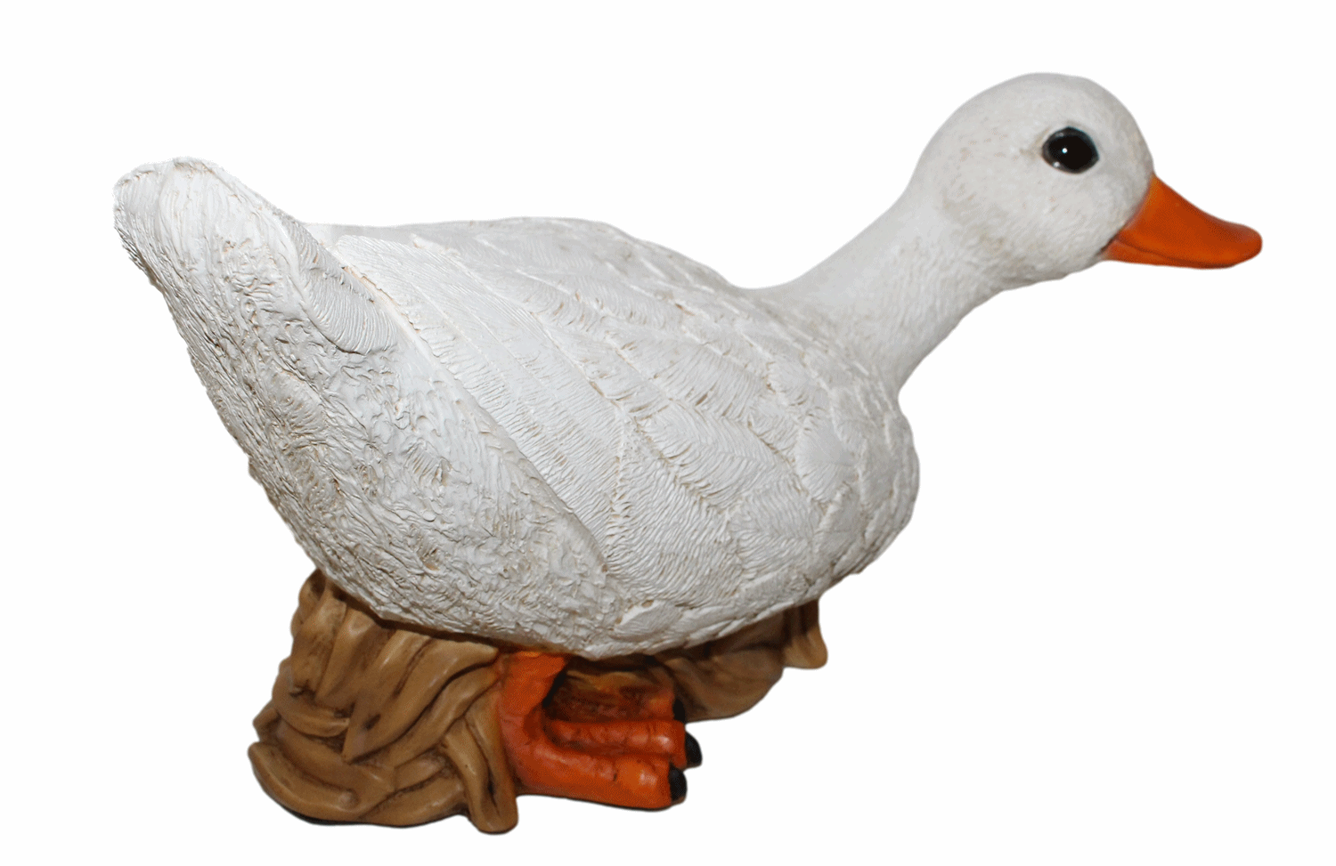 Deko Figur Gans Tierfiguren weiße Gänsefiguren Vogel Kollektion Castagna aus Resin H 19-37 cm