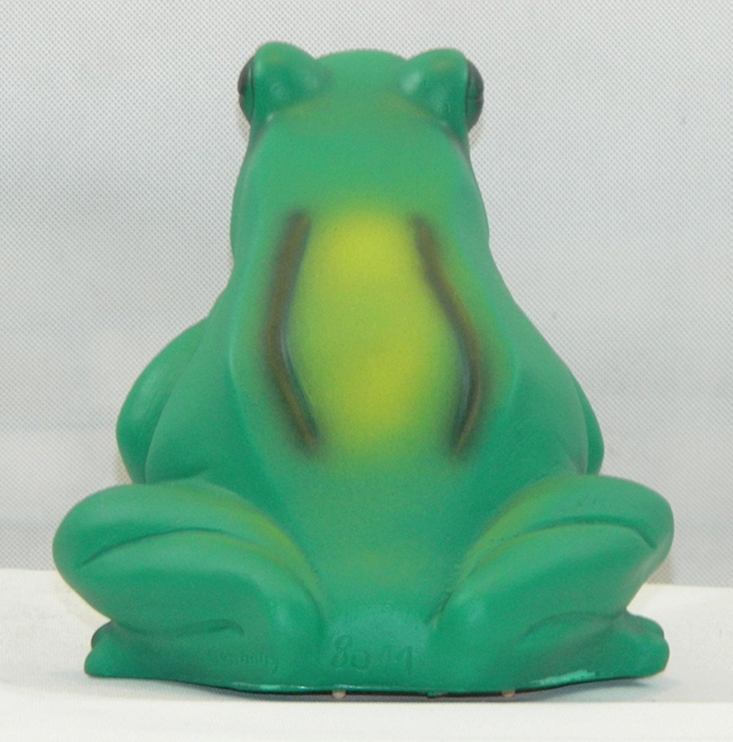 Deko Figur Frosch H 18 cm mit Bewegungsmelder Scherzbewegungsmelder Quak Quak