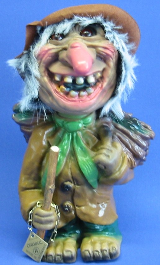 Souvenir Wackel Figur Waldtoni klein H 16 cm Wackelfigur Original mit Wackelkopf
