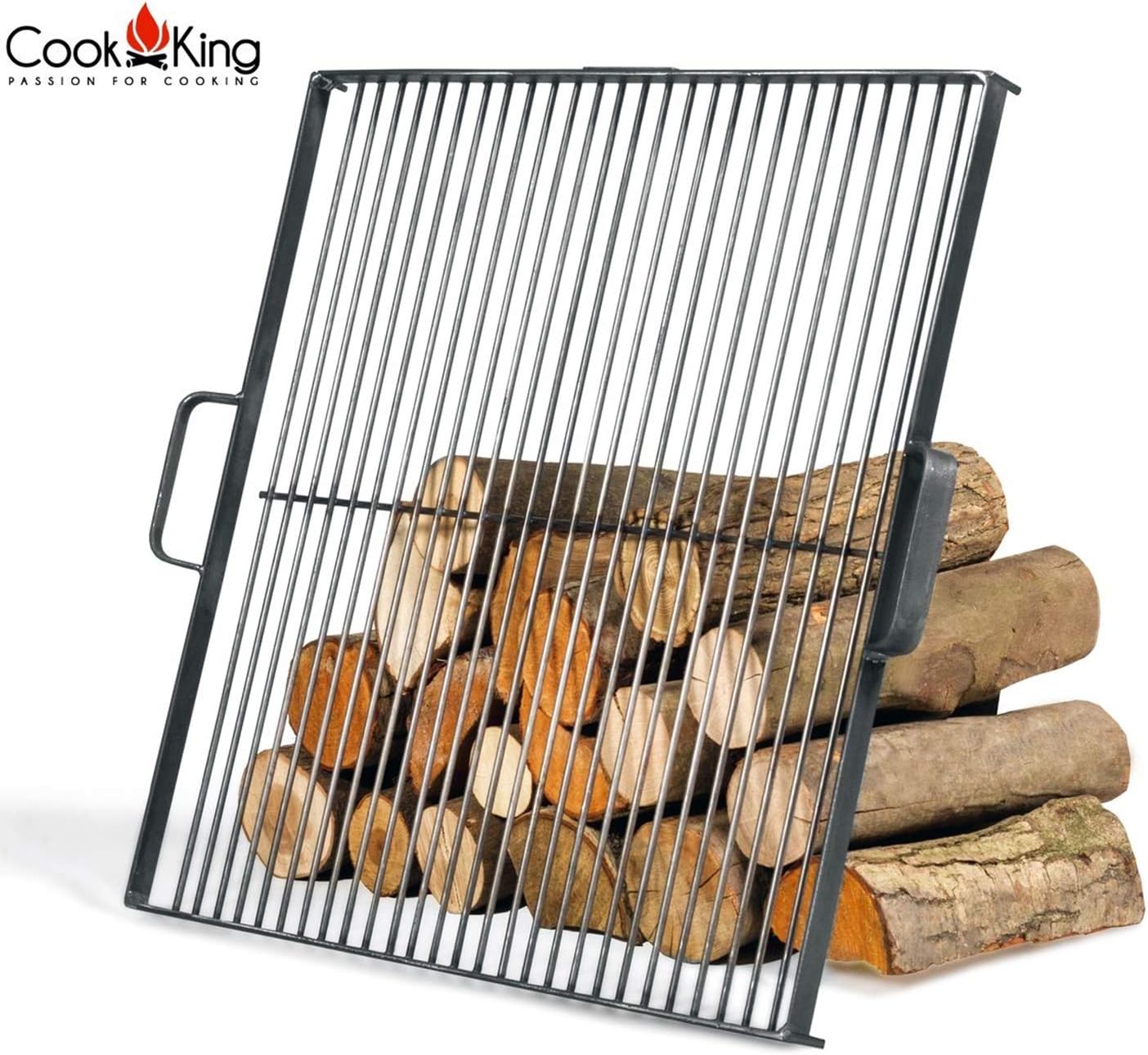 Grillrost aus Rohstahl 50 x 50 cm für Feuerschale Ø 70 cm Rost Grillgitter Grillen