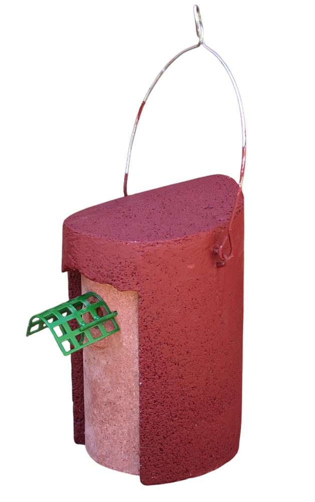 Naturschutzprodukt Nisthöhle Typ 1B Flugloch 26 mm in rot mit Räuberschutz
