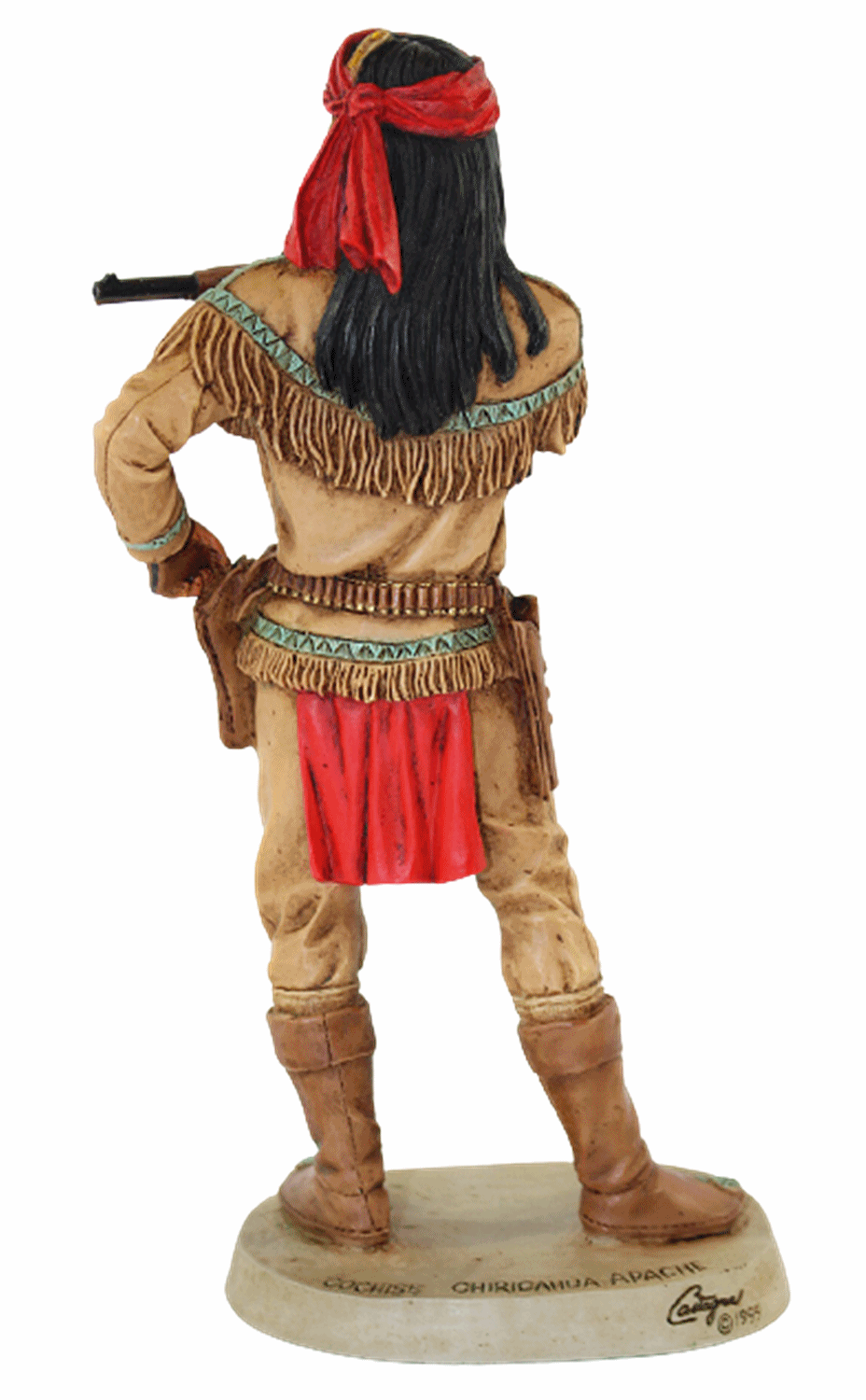 Indianerfiguren Indianer berühmte Häuptlinge Anführer H 20-23 cm 5-er Satz Castagna Limited Edition