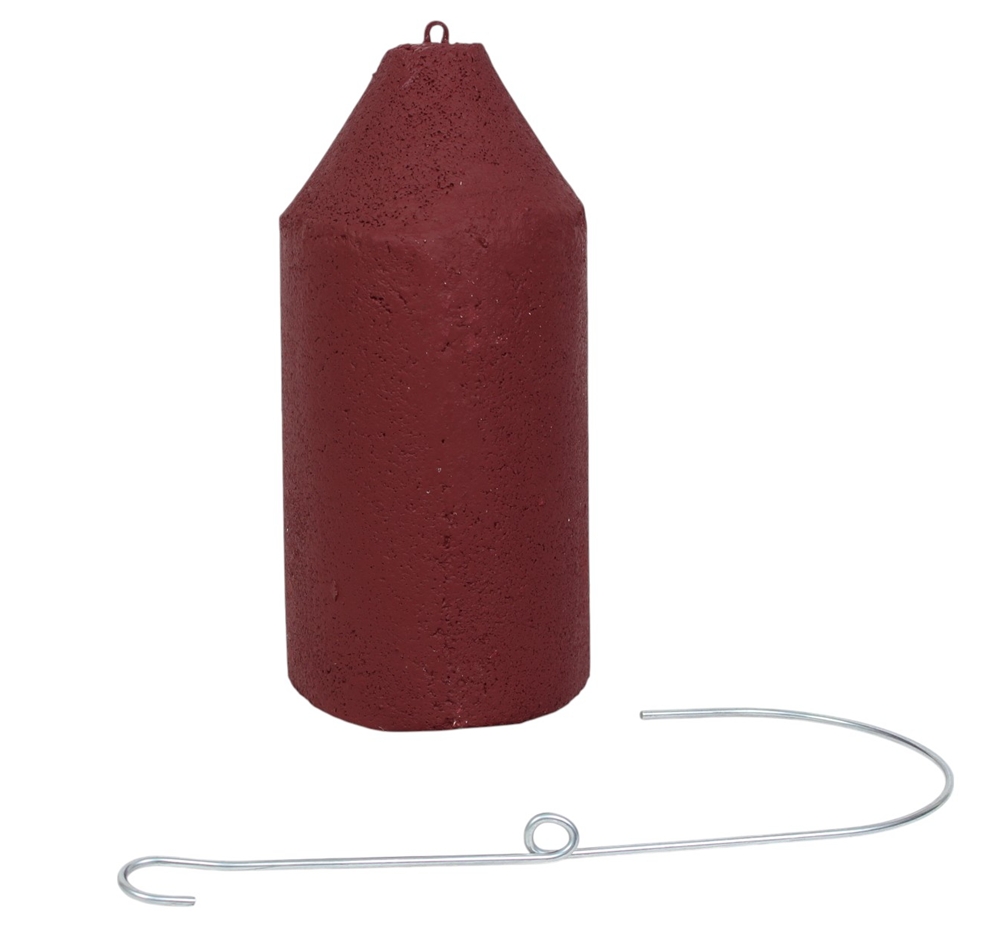 Naturschutzprodukt Nisthöhlen 2 Stück Typ 2M Rot Vogelhöhle freihängend FO Nisthilfe Flugloch 26 mm