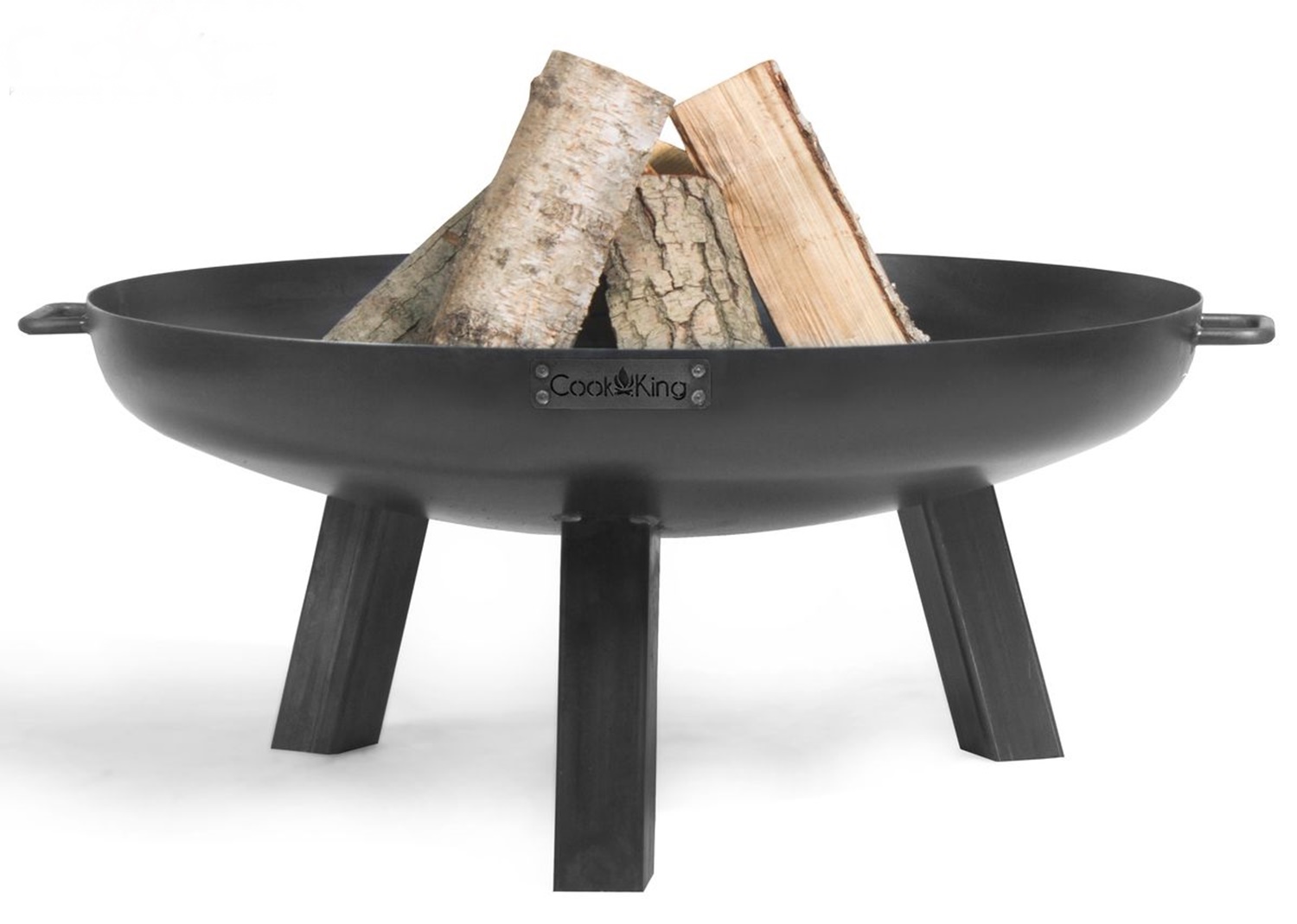 Feuerschale "Polo" Ø 70 cm Feuerstelle für Garten aus Stahl Feuerkorb als Wärmequelle oder Grill