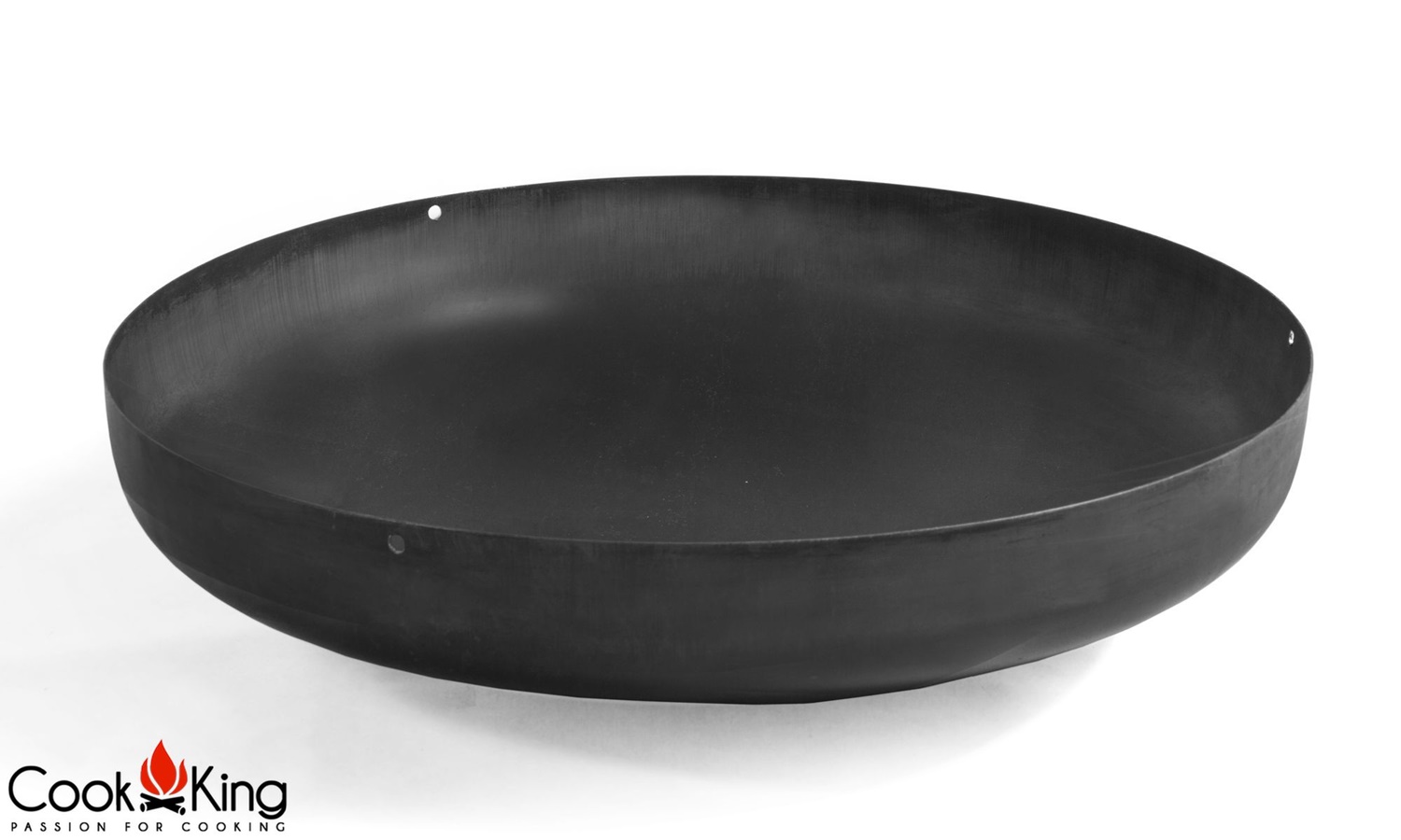 Dreibein H 200 cm mit Wok Ø 70 cm aus Stahl Wok Grill Tripod Schwenkgrill Grillständer