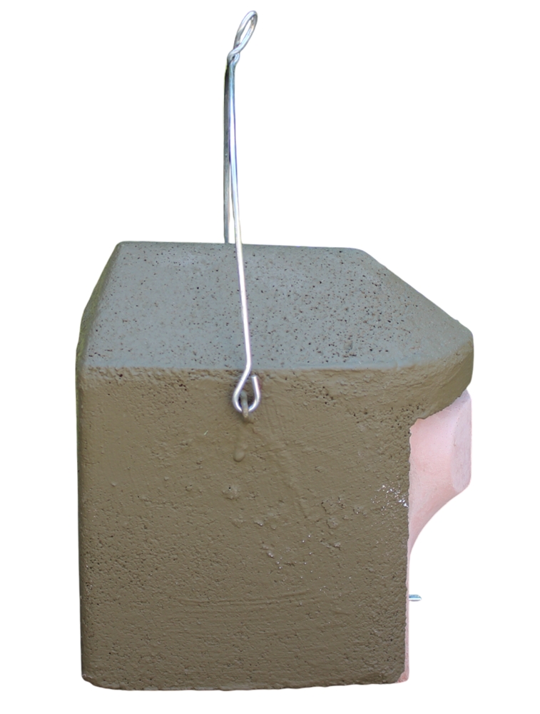 Naturschutzprodukt Nisthöhle Typ 2GR oval grün Flugloch 30 x 45 mm Nisthilfe Katzen- Marderschutz