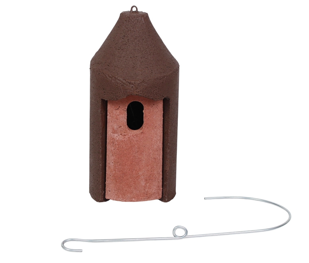 Naturschutzprodukt Nisthöhle Satz 2 Stück Typ 2M Vogelnisthöhle hängend FO Flugloch 29 x 55 mm