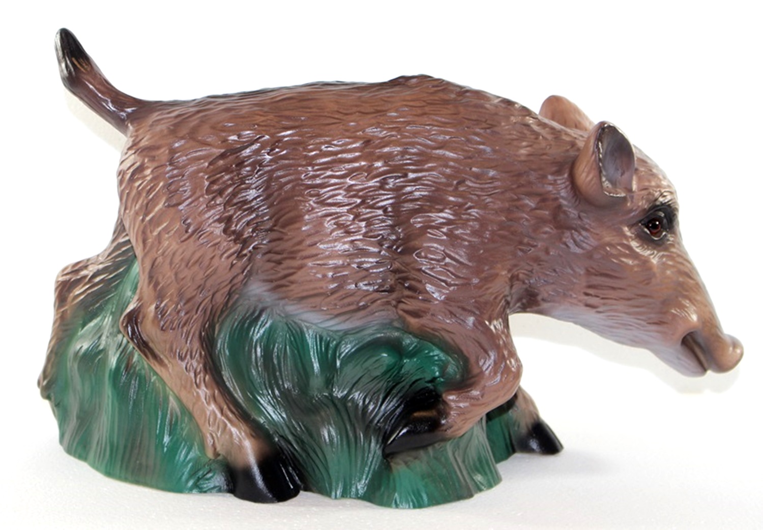 Deko Garten Figur Gartenfigur Tierfigur Wildschwein Frischling stehend aus Kunststoff Höhe 24 cm