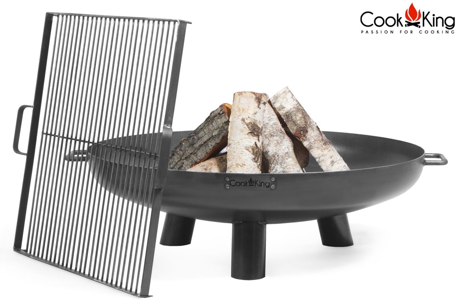 Feuerschale "Bali" Ø 70cm Feuerstelle für den Garten aus Stahl Feuerkorb als Wärmequelle oder Grill