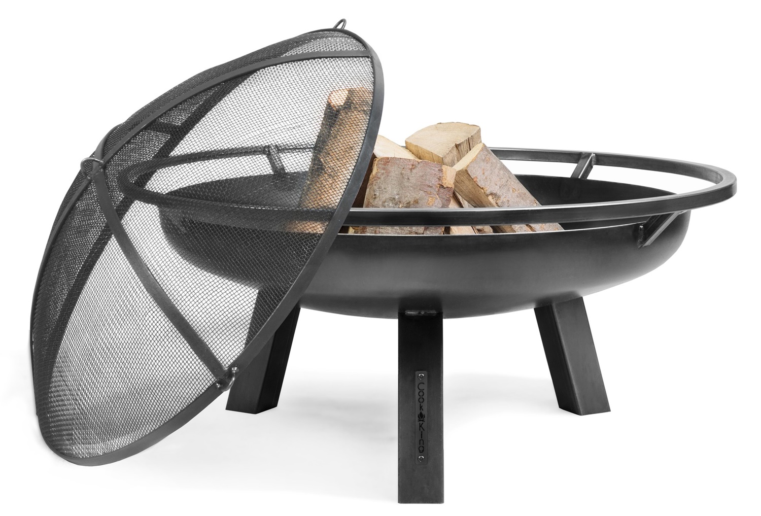 Feuerschale "Porto" Ø 70cm Feuerstelle für den Garten aus Stahl Feuerkorb als Wärmequelle oder Grill
