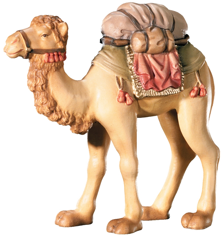 Krippenfigur Leonardo Kollektion Kamel Holzfigur Holzstatue Statue aus Ahornholz