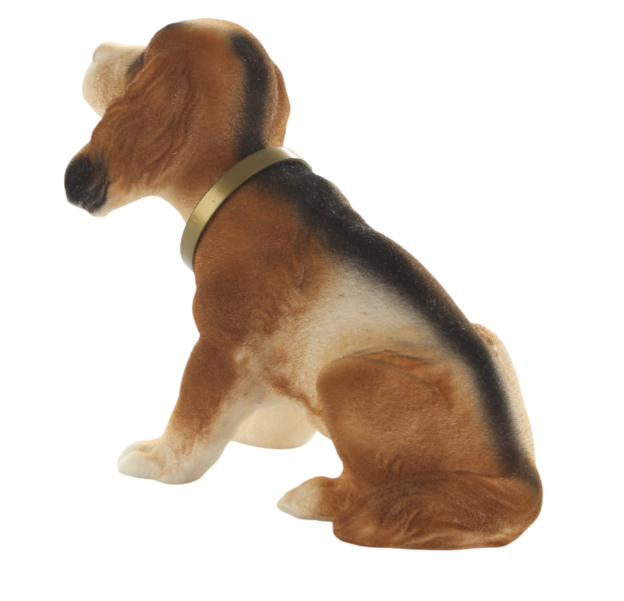 Wackel Figur Hund Bernhardiner Wackelfigur H 13 cm klein Dekofigur mit Wackelkopf