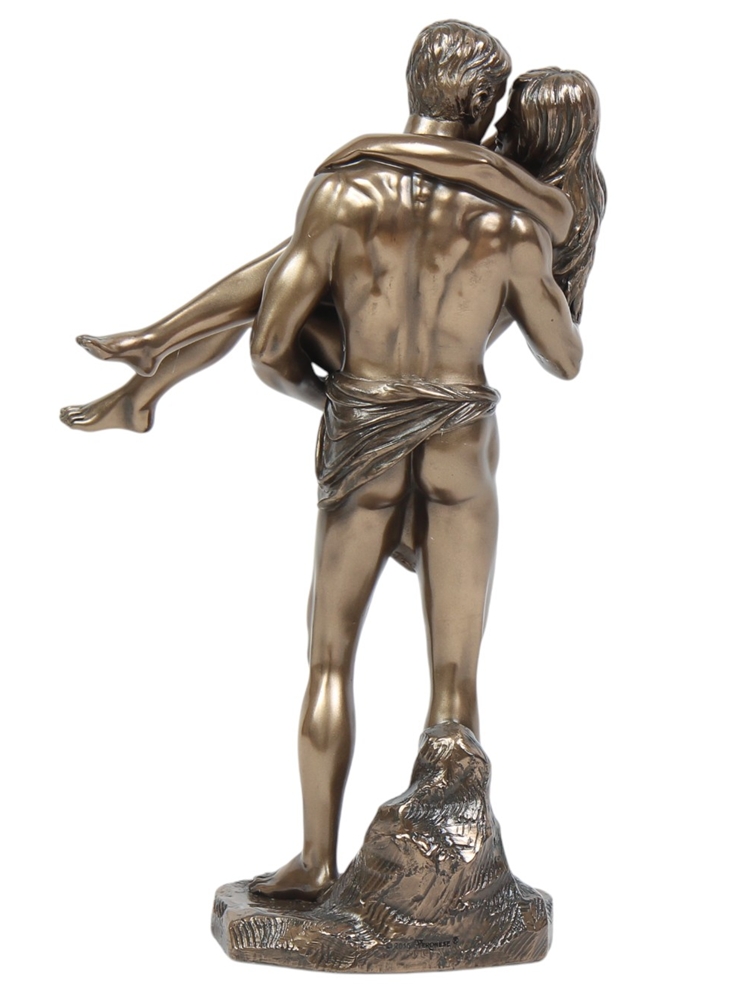 Dekofigur Body Talk Kollektion Lovers Paar Der Mann trägt seine Liebste  H 28 cm Skulptur Figur