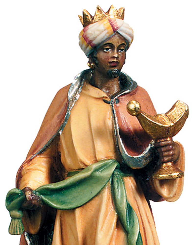 Krippenfigur Raffaello Kollektion Heilige Drei Könige Caspar Holzfigur Holzstatue Statue Ahornholz