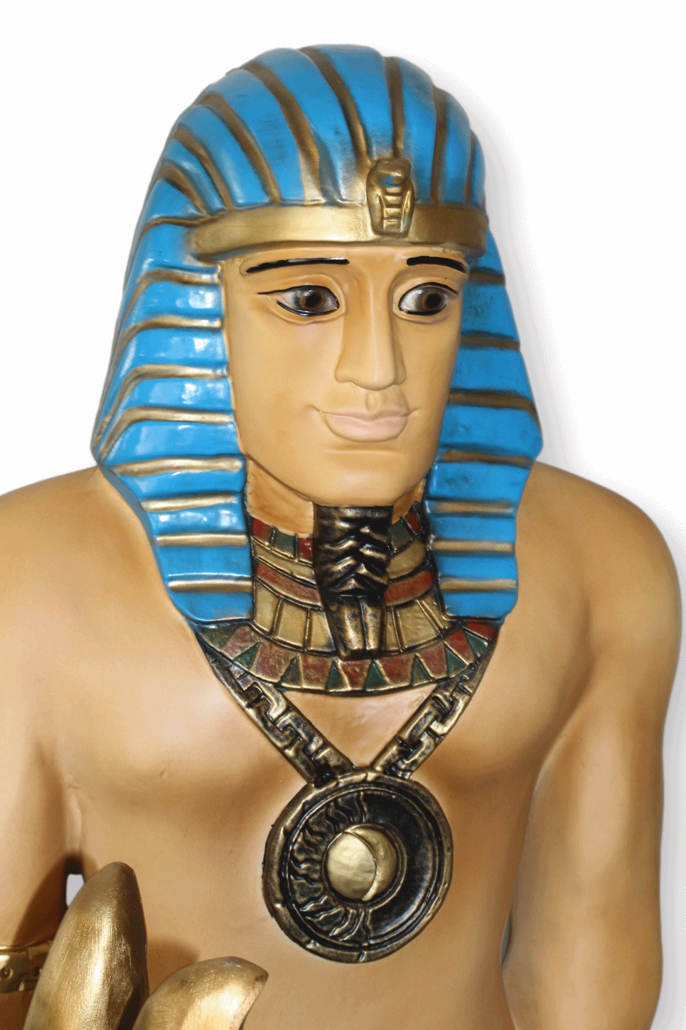 Sonderangebot: Ägyptischer Wächter Große Statue H 122 cm Ägyptische Figur Skulptur aus Kunstharz