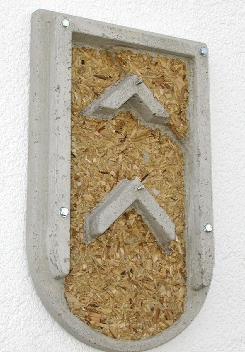 Naturschutzprodukt Fledermaus-Fassadenquartier Typ 1FQ H 60 cm Nistkasten aus Holzbeton