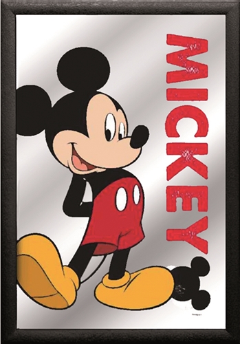 Set: 2 Spiegelbilder Mickey & Minnie Mouse 30x20 cm Kinderzimmer Deko Bild Wandbilder