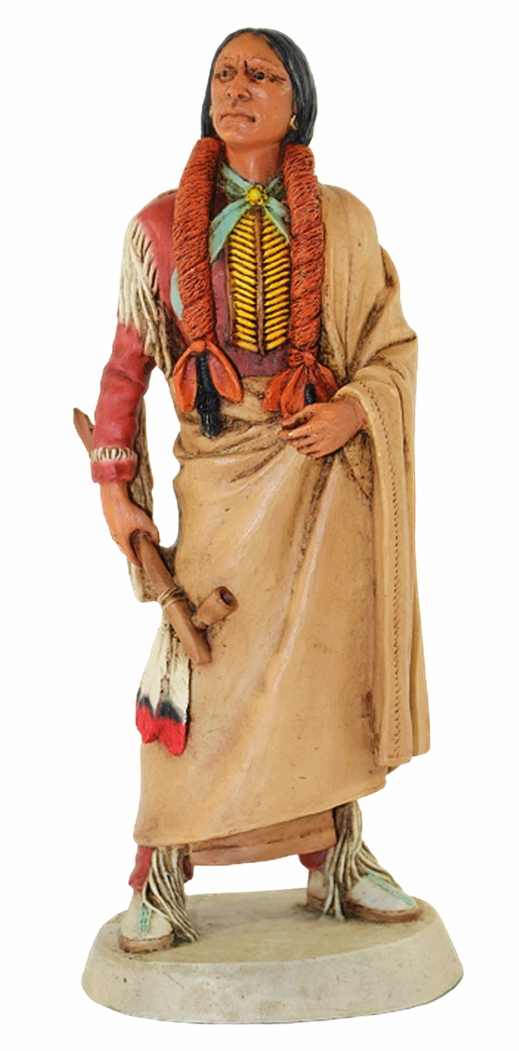 Indianerfiguren Indianer berühmte Häuptlinge Anführer H 20-23 cm 5-er Satz Castagna Limited Edition