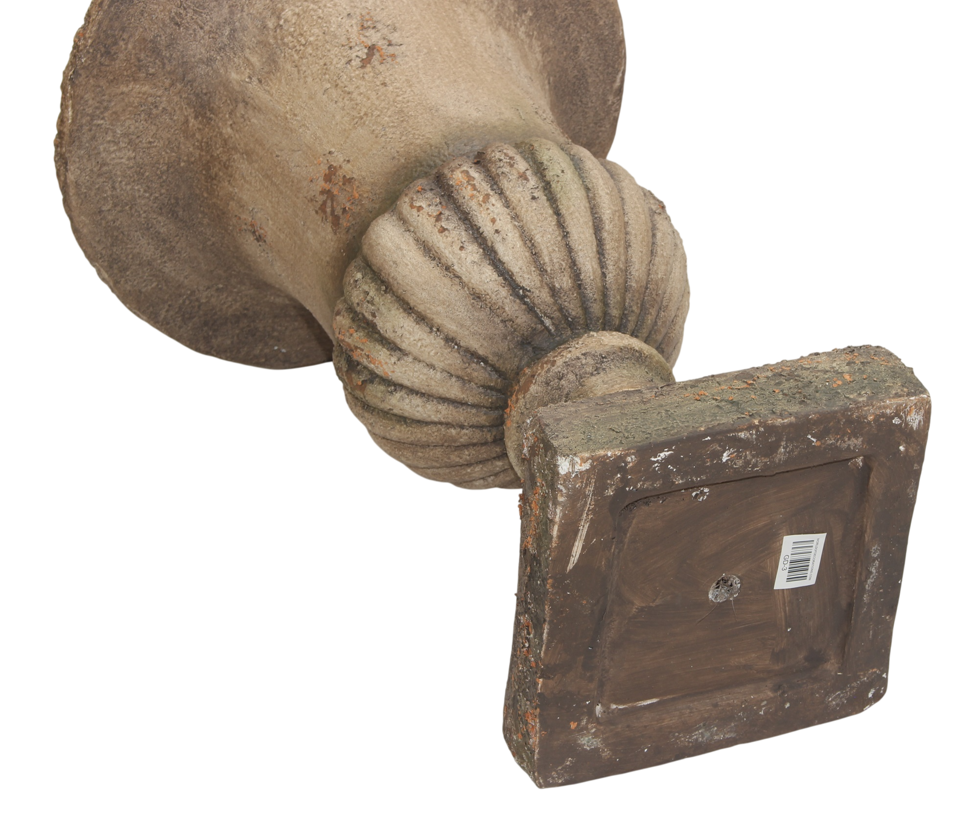 Campana Gartenurne Vase Resin zum Bepflanzen – Antik Rostpatina Neoklassik H 70 cm