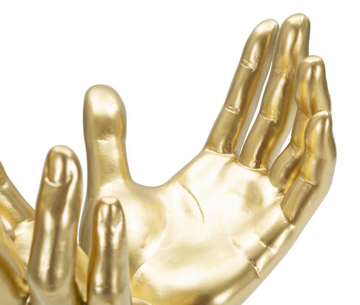 Dekofigur Handzeichen Peace mit 2 offenen Händen Figur Symbol für Frieden und Ruhe H 24 cm